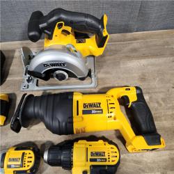 HOUSTON LOCATION - AS-IS DEWALT 4 TOOL COMBO KIT W/ (2) BATTERY & CHARGER