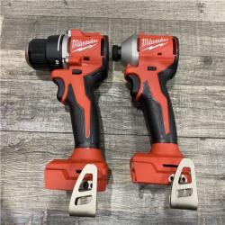AS-IS Milwaukee 18V Lithium-Ion Brushless Cordless Compact Drill/Impact Combo Kit