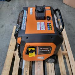 CALIFORNIA AS-IS GENERAC IQ3600DF DUAL FUEL PORTABLE GENERATOR W/ CO SENSE