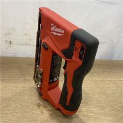 AS-IS Milwaukee 12-Volt Lithium-Ion Cordless 3/8 in. Crown Stapler (Tool-Only)