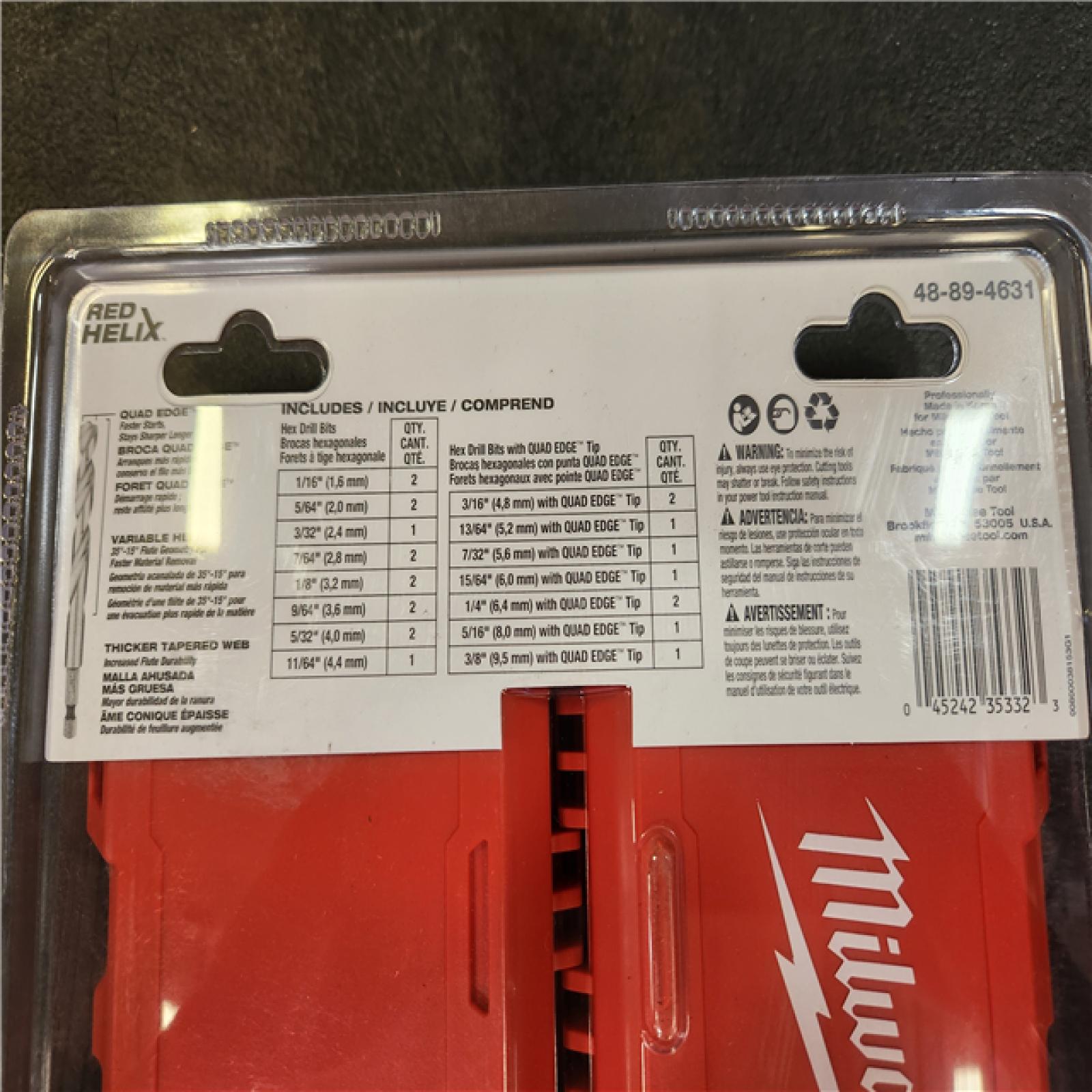 Phoenix NEW Milwaukee SHOCKWAVE IMPACT DUTY Titanium Twist Drill Bit Set (23-Piece) 4-Pack SEALED