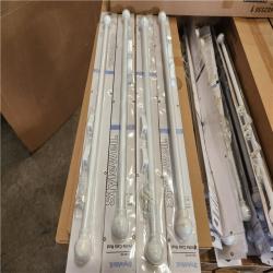 Phoenix NEW StyleWell 28 in. - 48 in. Adjustable Telescoping 5/8 in. Single Curtain Rod Kit in White with Ball Finials Pallet (60-Boxes)