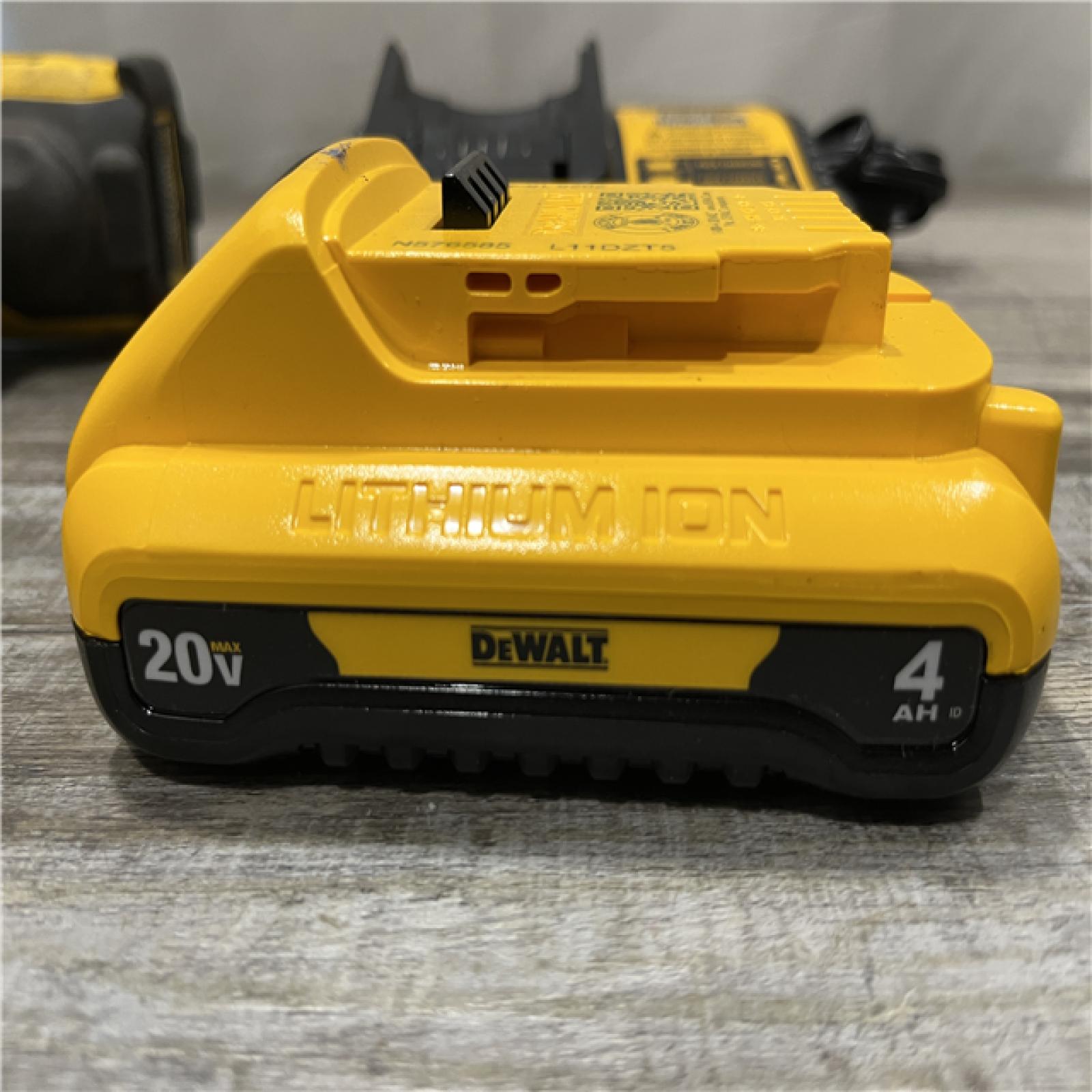AS-IS DEWALT 20V MAX XR Lithium-Ion Cordless Brushless 1/2 in. Impact Wrench Kit