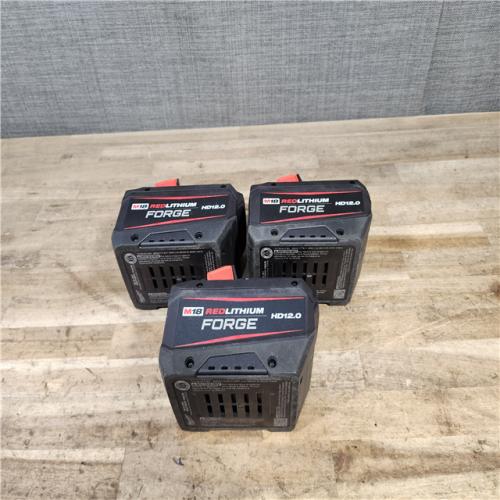 HOUSTON LOCATION - AS-IS MILWAUKEE FORGE BATTERY PACK QTY - 3