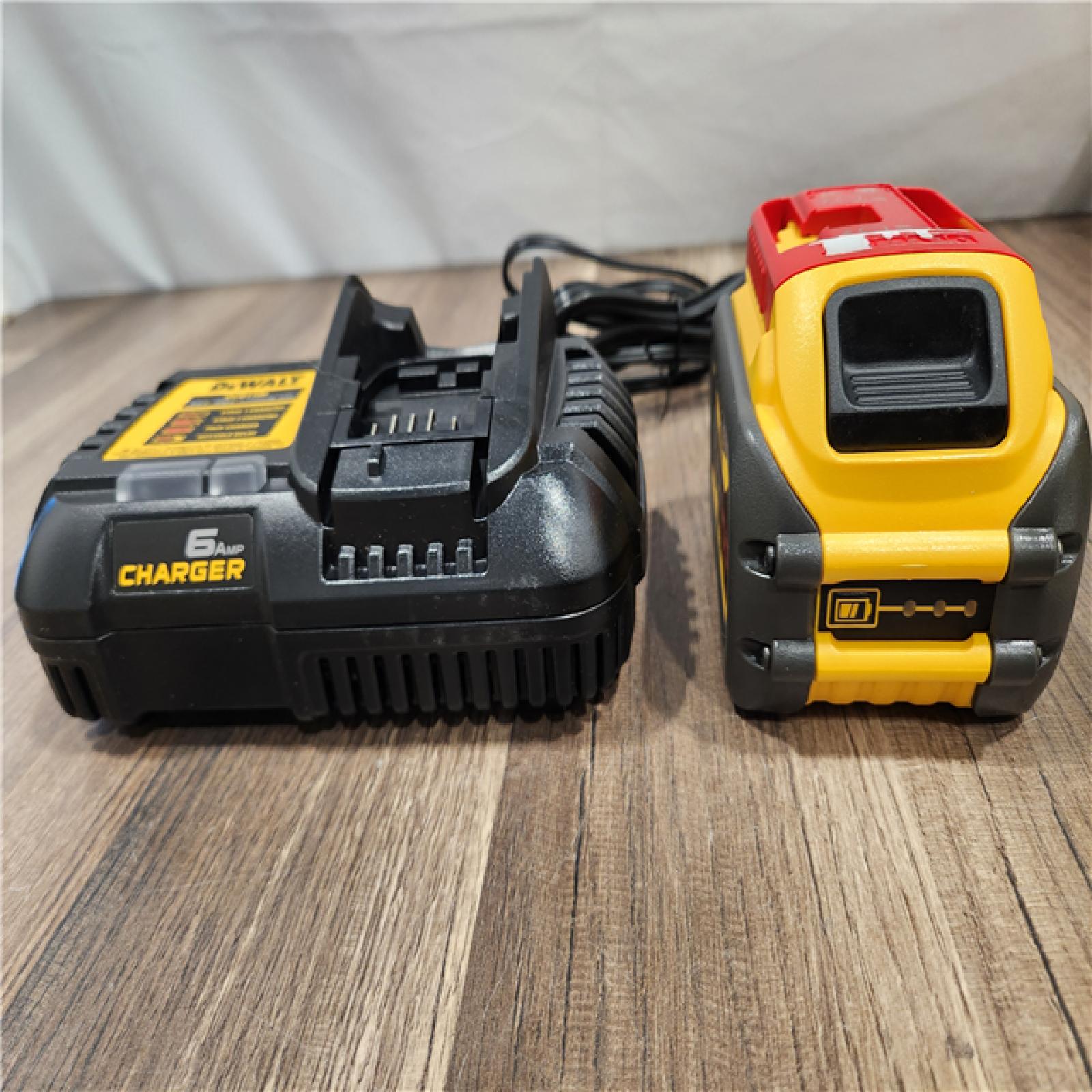 LIKE NEW! - DEWALT FLEXVOLT 20V/60V MAX Lithium-Ion 6.0Ah Battery & CHARGER