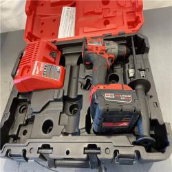 AS-IS - Milwaukee M18 FUEL 18-Volt Lithium-Ion Brushless Cordless 1/2 in. Hammer Drill/Driver Kit