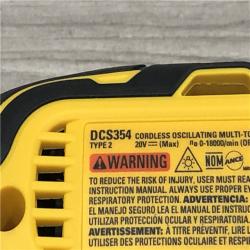 AS-IS DEWALT ATOMIC 20V MAX Cordless Oscillating Multi Tool (Tool Only)
