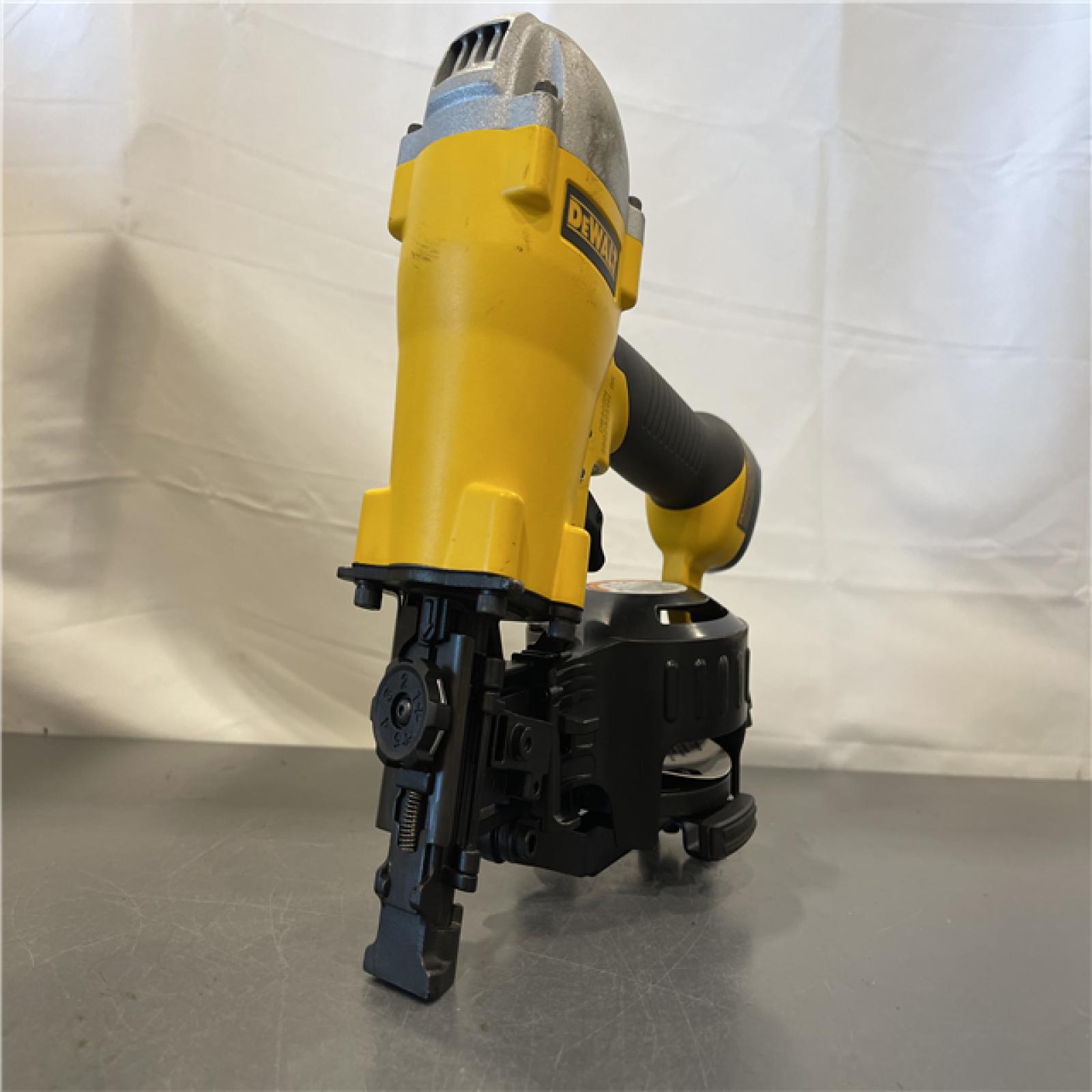AS-IS - DeWalt 1-3/4 in. 15 Degree Pneumatic Coil Roofing Nailer