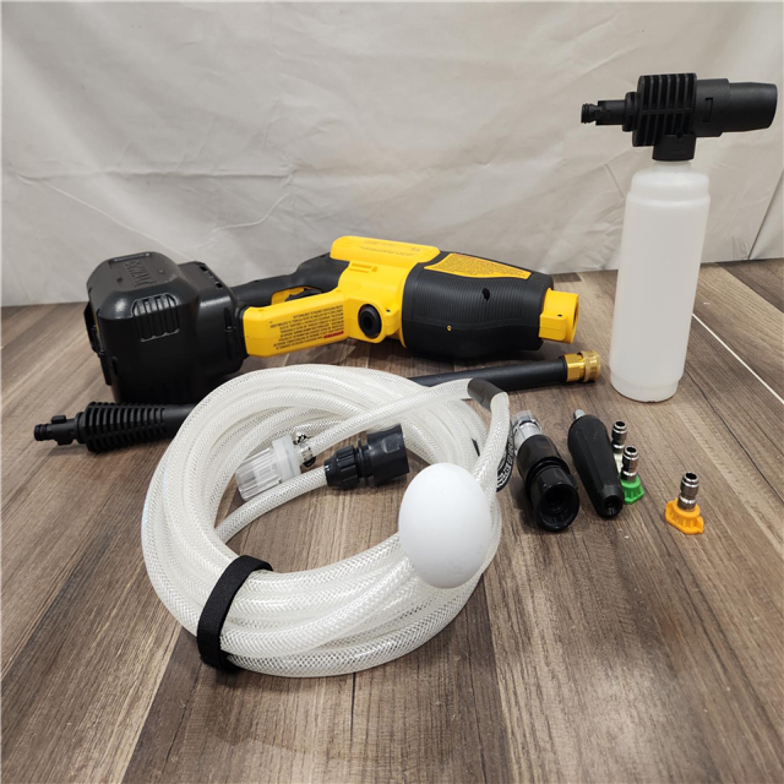 Dewalt 20V 550 PSI  1 GPM Cordless Power Cleaner W/ 4 Nozzles Tool-Only