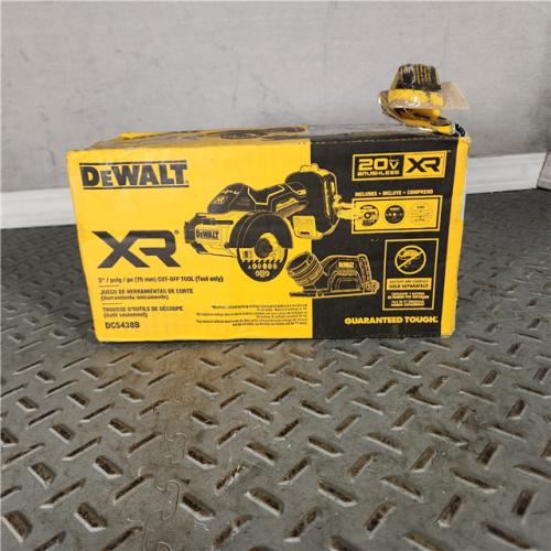 Houston Location - As-Is DeWalt 20V MAX XR 3 in. Cordless Brushless Cut-Off Saw Tool Only - Appears IN USED Condition