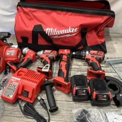 AS-IS Milwaukee 18-Volt Lithium-Ion Cordless (6-Tool) Combo Kit