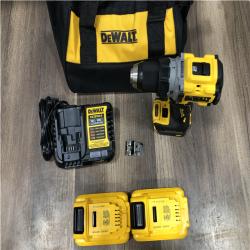 AS-IS DEWALT 20V XR Lithium-Ion Cordless Brushless 1/2 in. Drill/Driver Kit