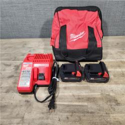 HOUSTON LOCATION - AS-IS MILWAUKEE 2 TOOL COMBO KIT W/ (2) BATTERY & CHARGER