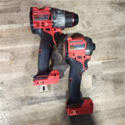 HOUSTON LOCATION - AS-IS MILWAUKEE FUEL 18V Lithium-Ion Brushless Cordless Hammer Drill and Impact Driver Combo Kit