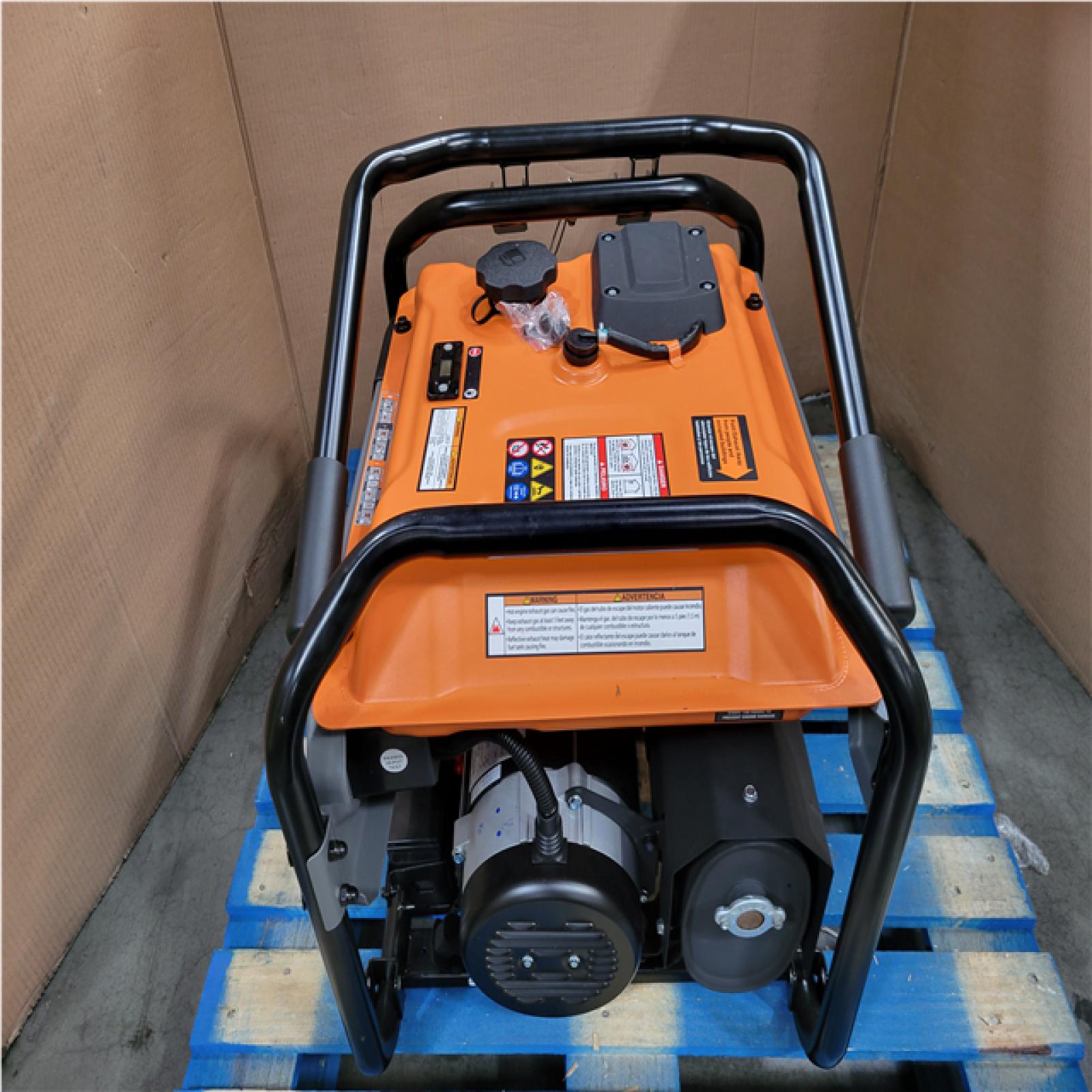 CALIFORNIA AS-IS GENERAC 6 875/5 500-WATT ELECTRIC SWITXH GASOLINE POWERED PORTABLE GENERATOR