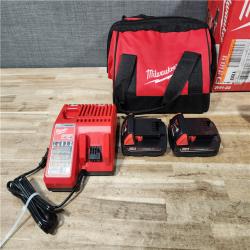 HOUSTON LOCATION - AS-IS Milwaukee 18V Lithium-Ion Cordless Drill Driver/Impact Driver Combo Kit