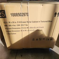 Phoenix NEW Husky Heavy-Duty 52 in. W 15-Drawer Matte Blue Steel Rolling Tool Chest Combo (SEALED)