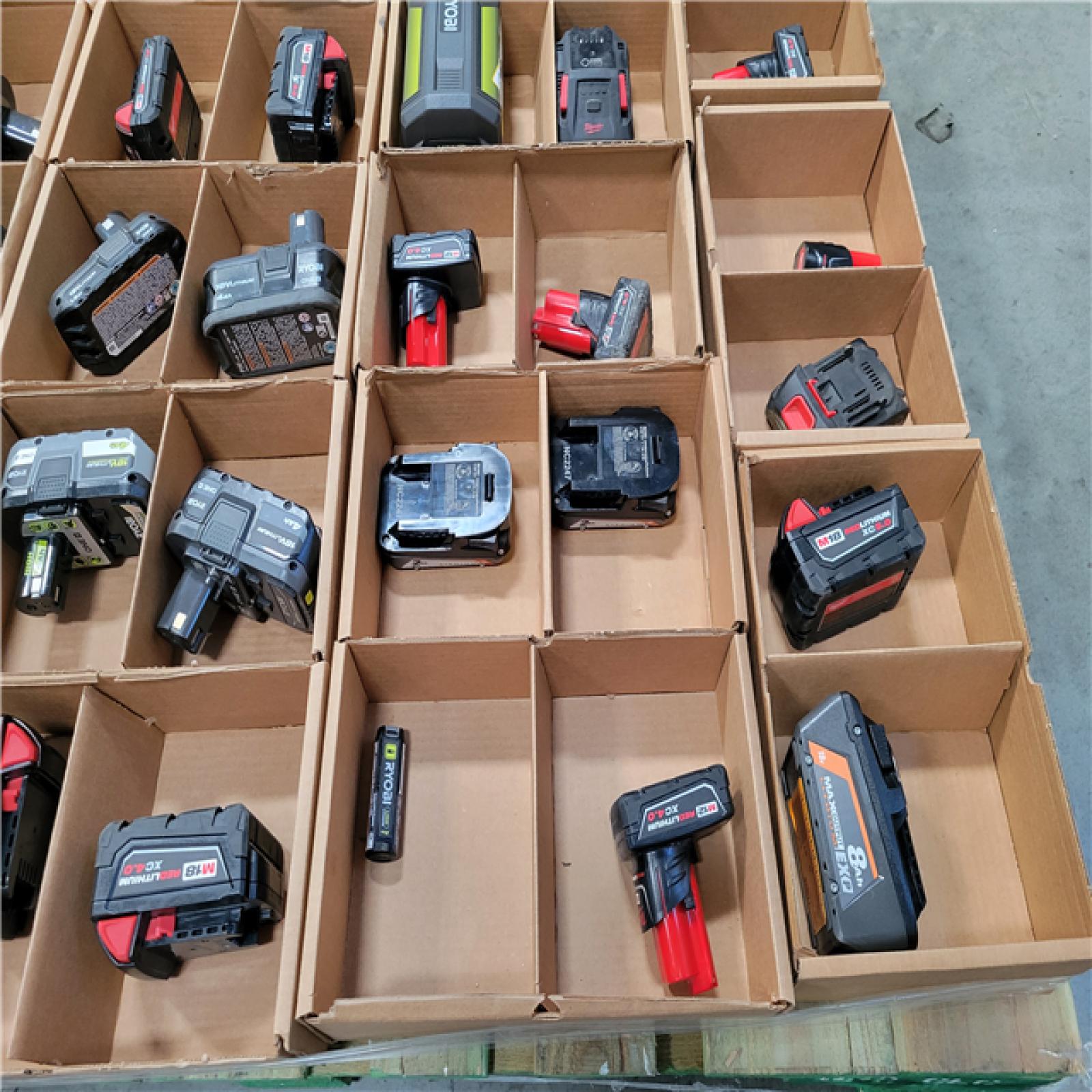 CALIFORNIA AS-IS BATTERY PALLET