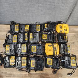 HOUSTON LOCATION - AS-IS DEWALT BATTERY CHARGER PACK QTY - 20