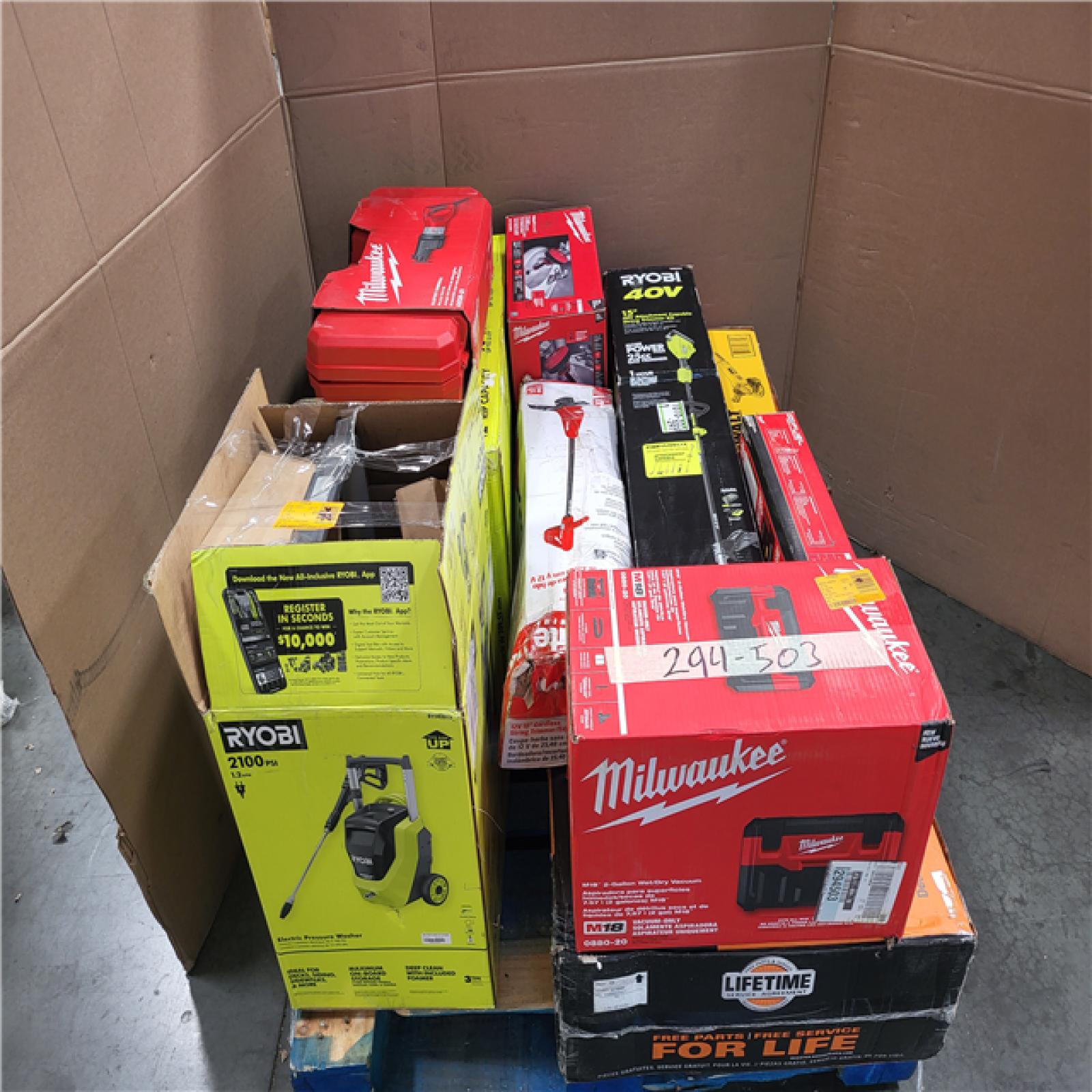 CALIFORNIA AS-IS TOOL PALLET