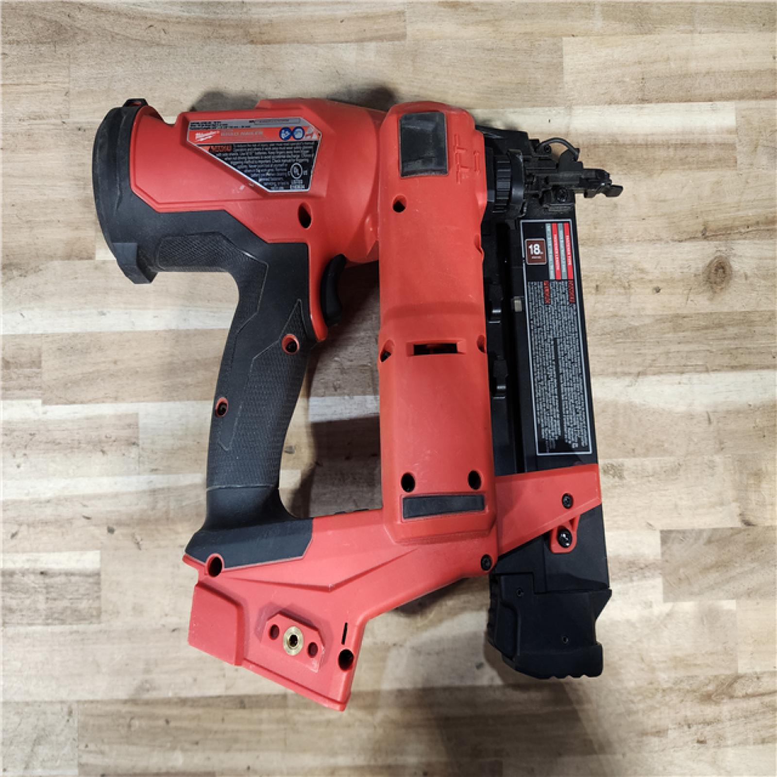 HOUSTON LOCATION - AS-IS Milwaukee FUEL 18-Volt Lithium-Ion Brushless Cordless Gen II 18-Gauge Brad Nailer (Tool-Only)