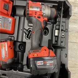 AS-IS Milwaukee FUEL 18V Lithium-Ion Brushless Cordless Hammer Drill and Impact Driver Combo Kit