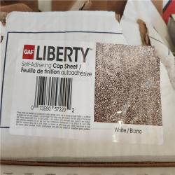 Phoenix AS-IS (12) GAF Liberty 3 ft. x 34 ft. (1200 sq. ft.) SBS Self-Adhering Cap Sheet Roll for Low Slope Roofing in White Pallet