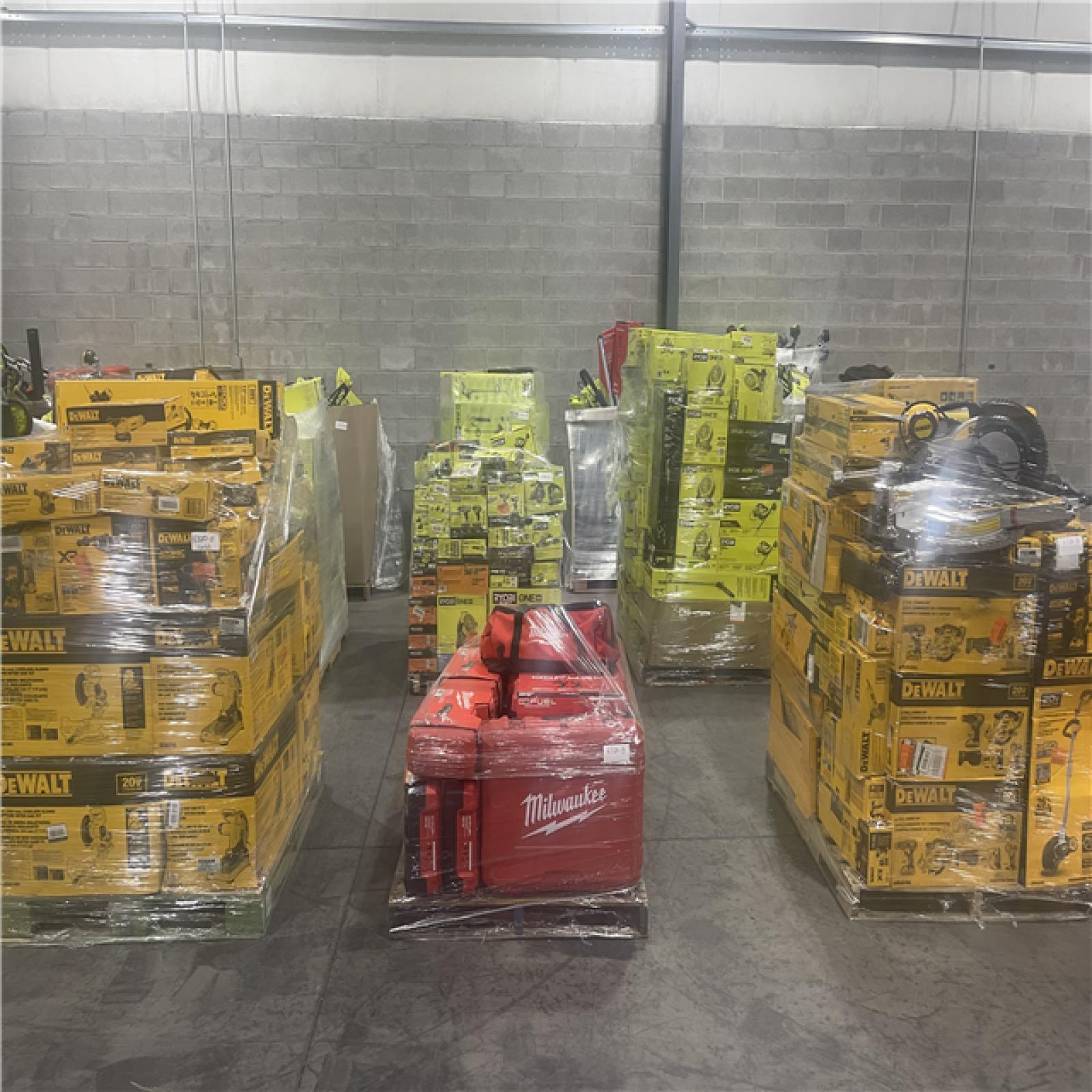 Pittston Location As-IS Power Tools Partial Truckload (11 Pallets) 6320-B