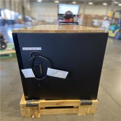 DALLAS LOCATION - Husky 56 in. W x 27.6 in. D 10-Drawer Matte Black Heavy-Duty Mobile Workbench with Pegboard