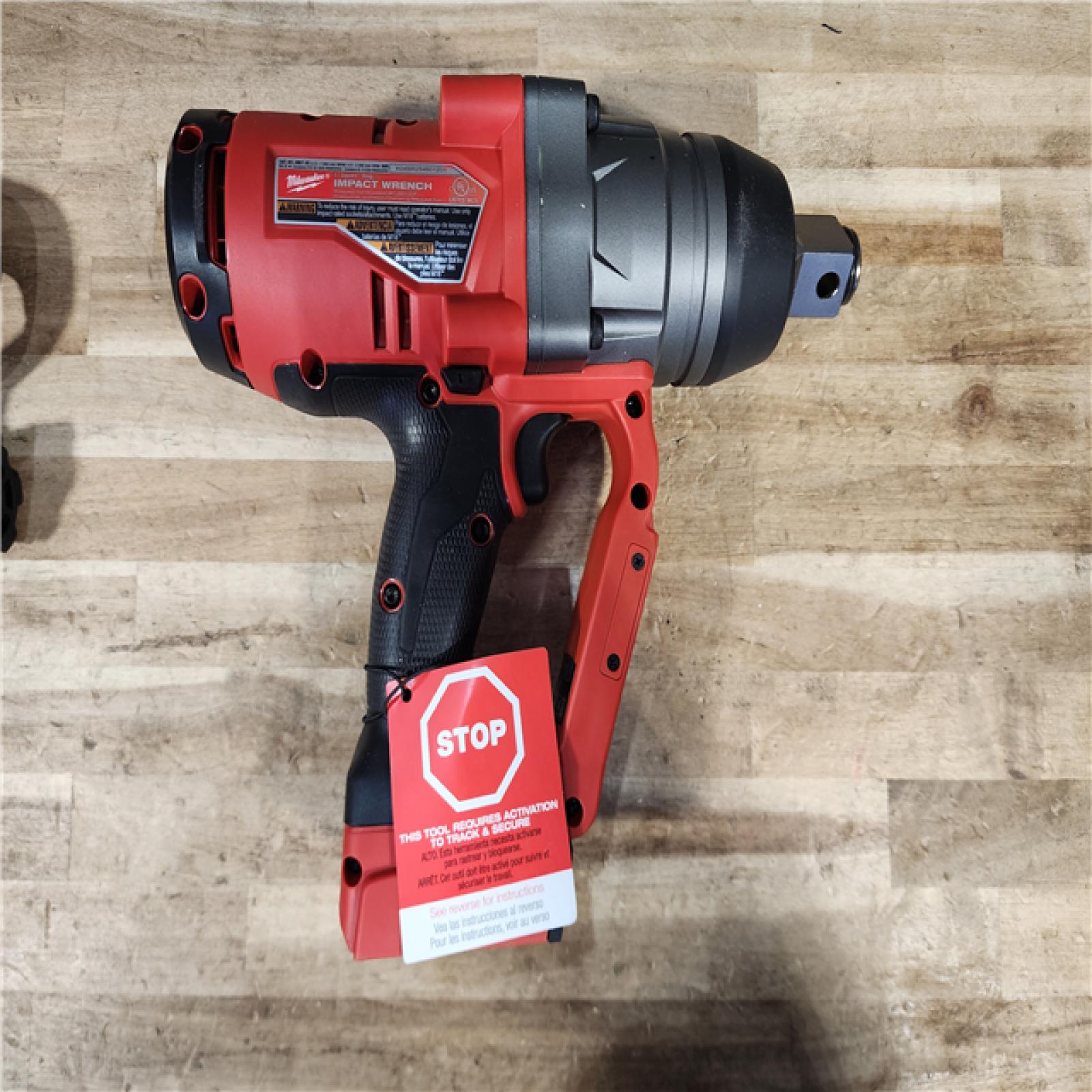 HOUSTON LOCATION - AS-IS (APPEARS LIKE NEW) Milwaukee FUEL ONE-KEY 18V Lithium-Ion Brushless Cordless 1 in. Impact Wrench with Friction Ring (Tool-Only)