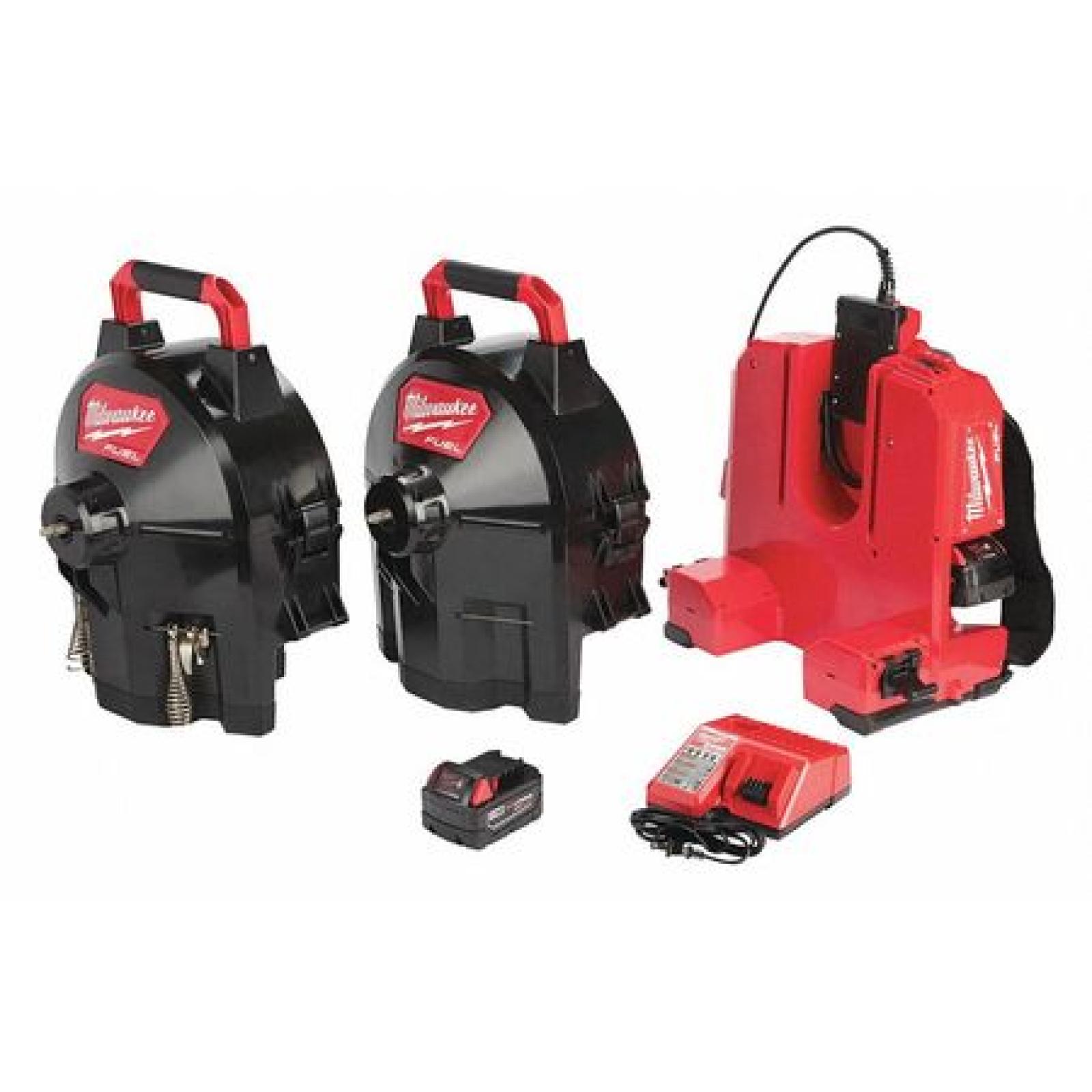 NEW - M18 FUEL 18-Volt Lithium-Ion Brushless Cordless Drain Cleaning 1/2 in. Switch Pack Sectional Drum System Kit