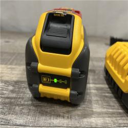 AS-IS DEWALT 20V/60V MAX FLEXVOLT Lithium-Ion 9.0Ah Battery and Charger Starter Kit