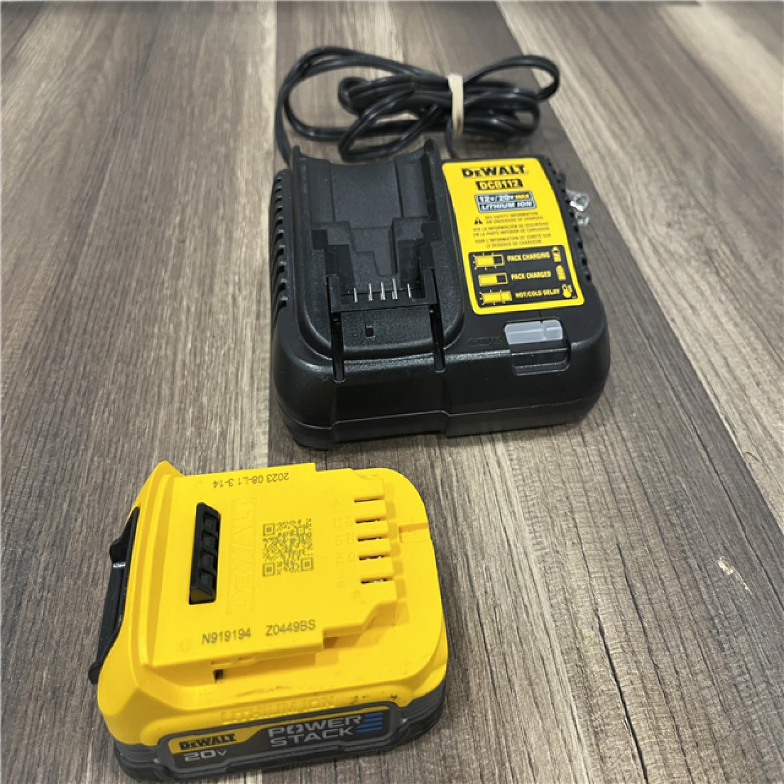 AS-IS DWDCBP034C 20V Maximum Powerstack Starter Kit