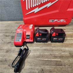 HOUSTON LOCATION - AS-IS (APPEARS LIKE NEW) MILWAUKEE FUEL 18V Lithium-Ion Brushless Cordless Hammer Drill and Impact Driver Combo Kit