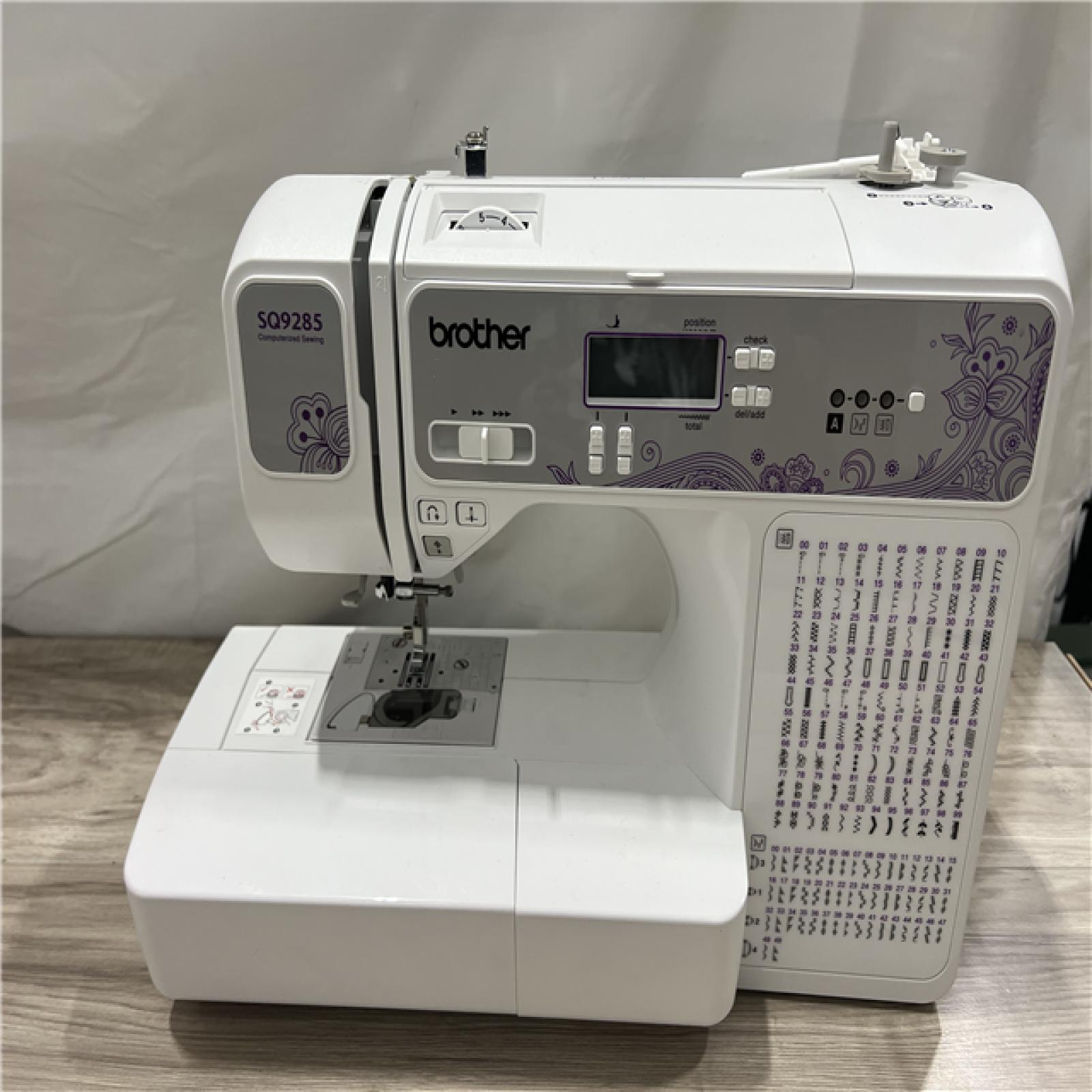 AS-IS Brother SQ9285 Computerized Sewing & Quilting Machine