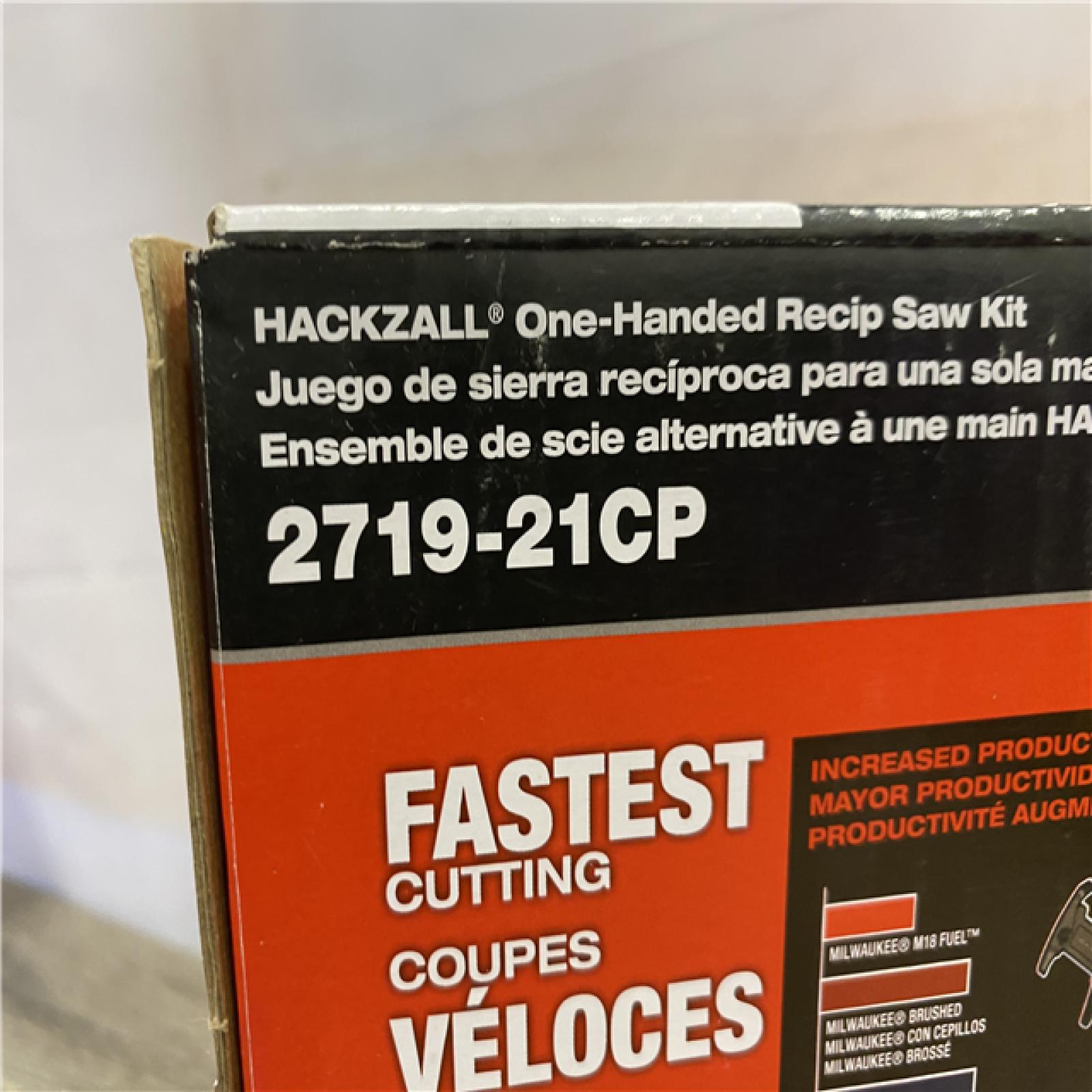 NEW - Milwaukee FUEL 18V Lithium-Ion Brushless Cordless HACKZALL Reciprocating Saw Kit