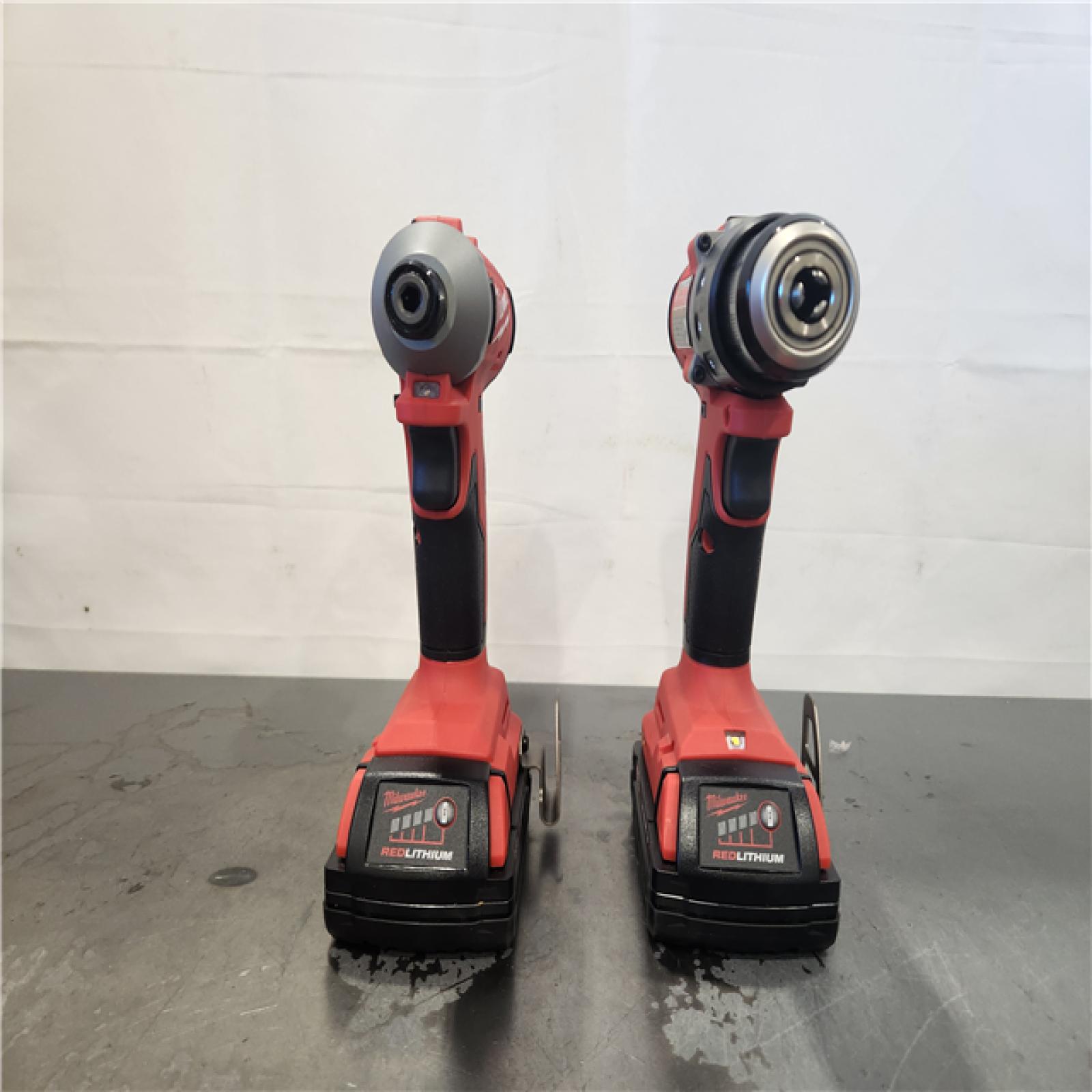 AS-IS- Milwaukee M18 Compact Brushless 2-Tool Combo Kit