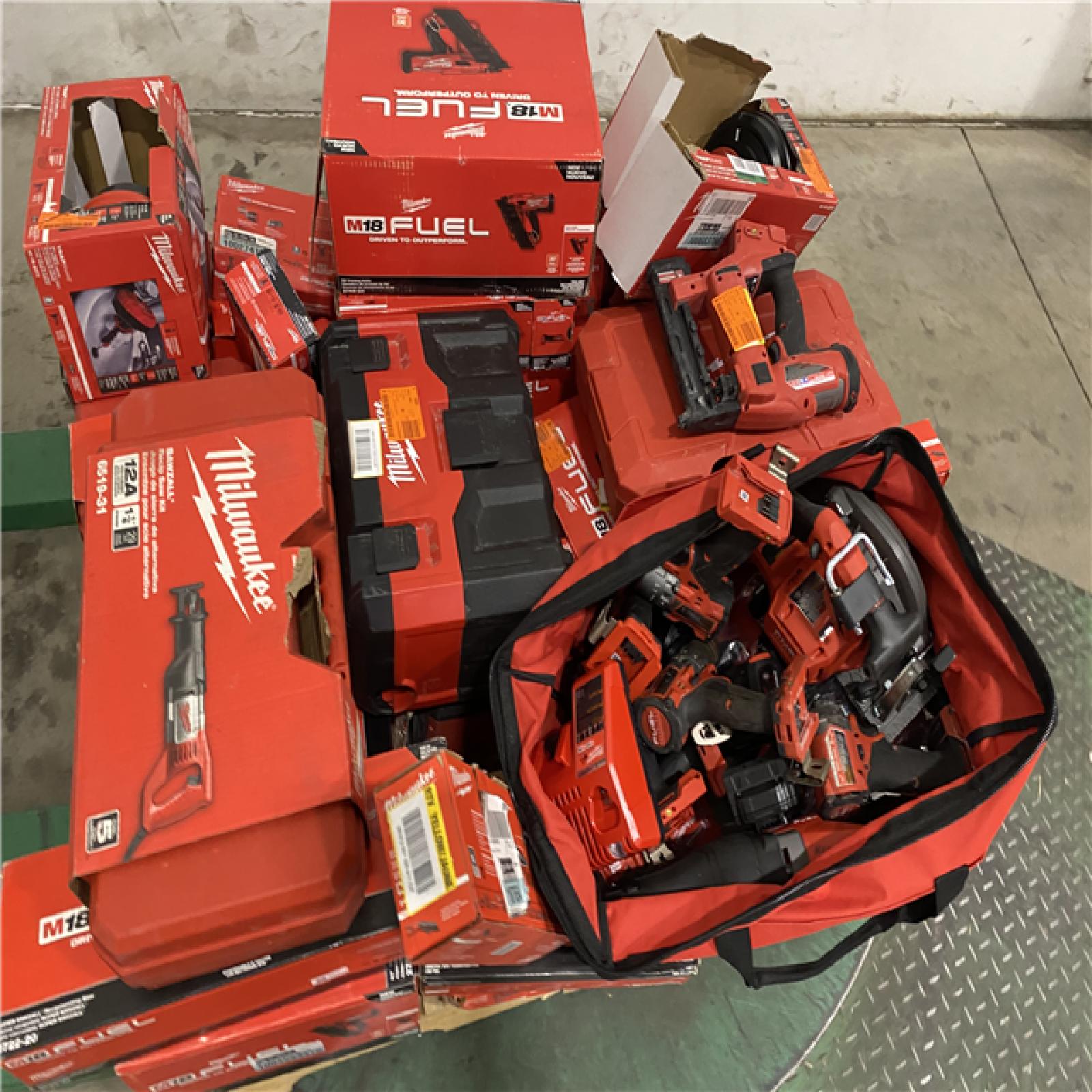 Dallas Location - As-Is MILWAUKEE Tool Pallet