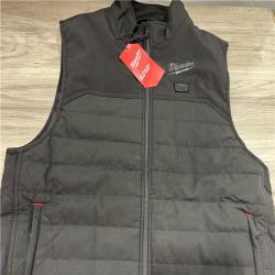 AS-IS Milwaukee Men's Large 12-Volt Lithium-Ion Cordless Axis Black Heated Vest Kit
