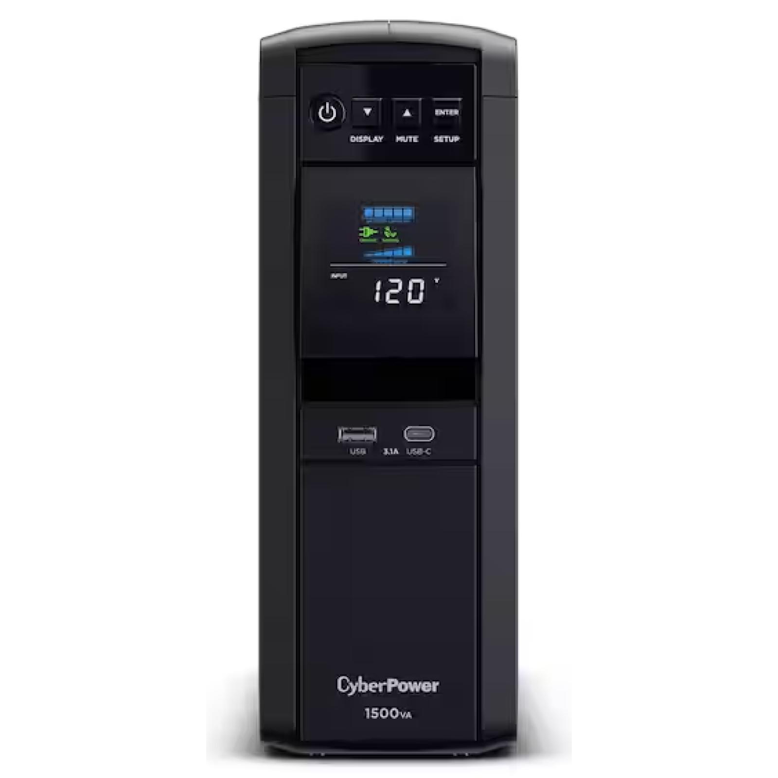 DALLAS LOCATION- NEW!- CyberPower 1500VA 120-Volt 10-Outlet 2-USB UPS Battery Backup