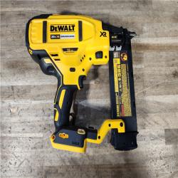 HOUSTON LOCATION - AS-IS DEWALT 20V MAX XR Lithium-Ion Electric Cordless 18-Gauge Brad Nailer (Tool Only)
