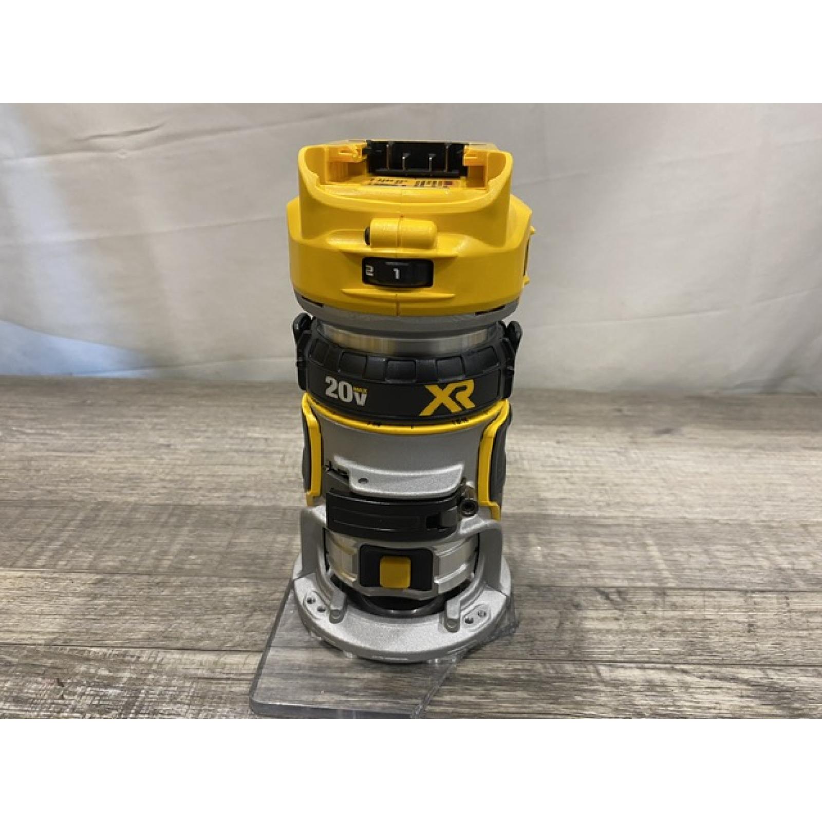 AS-IS DEWALT 20V MAX XR Cordless Brushless Fixed Base Compact Router (Tool Only)