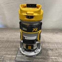 AS-IS DEWALT 20V MAX XR Cordless Brushless Fixed Base Compact Router (Tool Only)