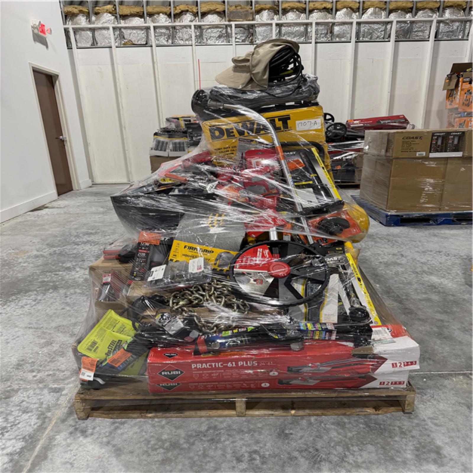 Atlanta Location As-Is Tools and More Partial Truckload (12 Pallets) 1707-A
