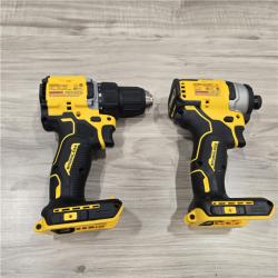 LIKE NEW! - Dewalt DCK225D2 20V MAX ATOMIC Cordless Drill Driver and Impact Driver Combo Kit