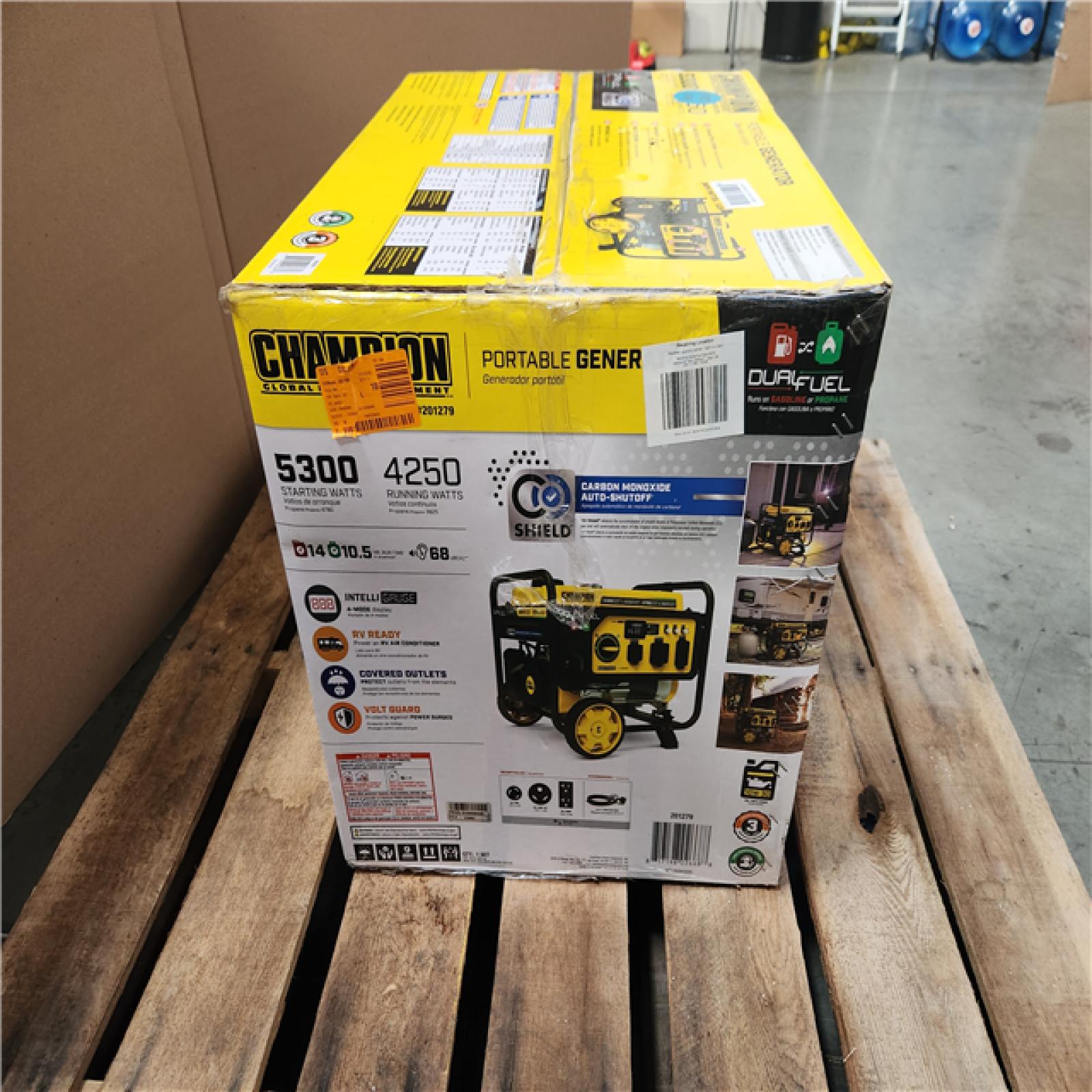 CALIFORNIA AS-IS CHAMPION GENERATOR