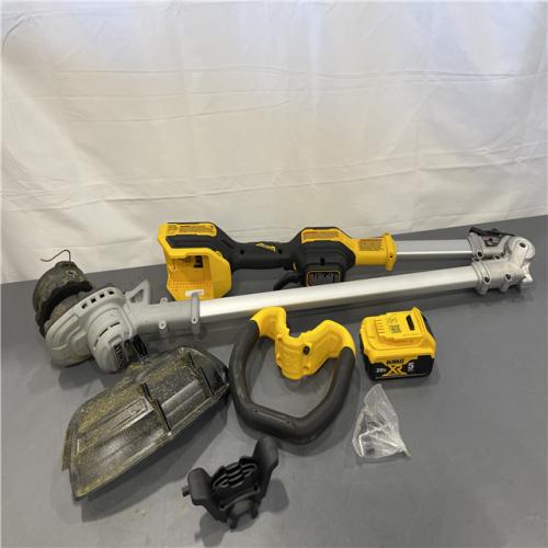 AS-IS - DeWalt 20V MAX 14 in. Brushless Cordless Battery Powered Foldable String Trimmer Kit