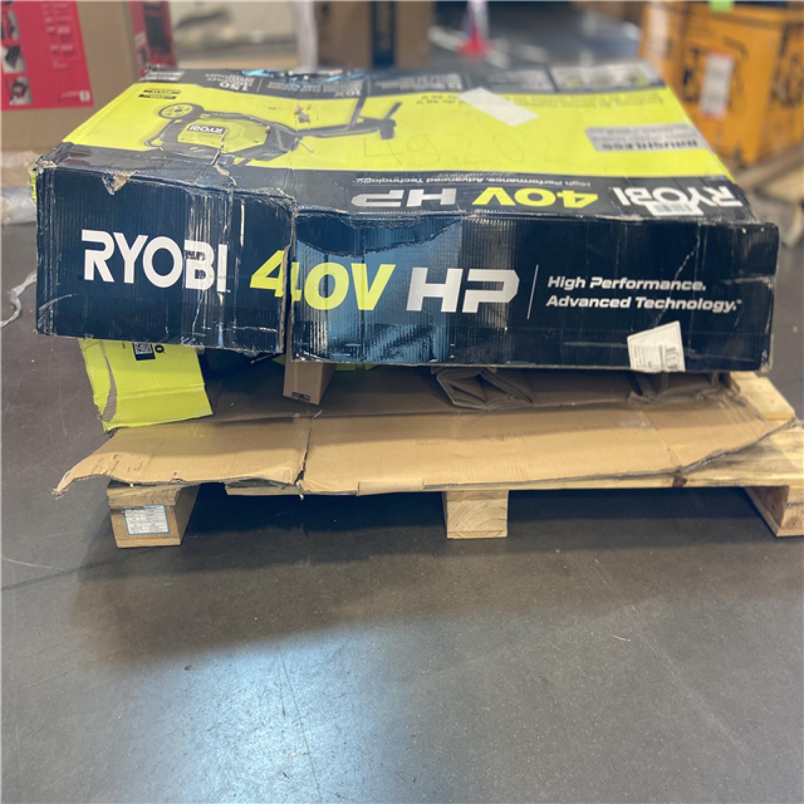 DALLAS LOCATION - RYOBI 40V HP Brushless 12-Ton Kinetic Battery Electric Log Splitter - Tool Only