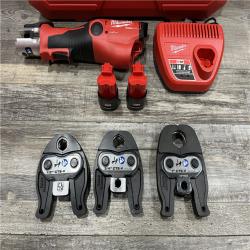 AS-IS Milwaukee 12-Volt Lithium-Ion FORCE LOGIC Copper Press Tool Kit