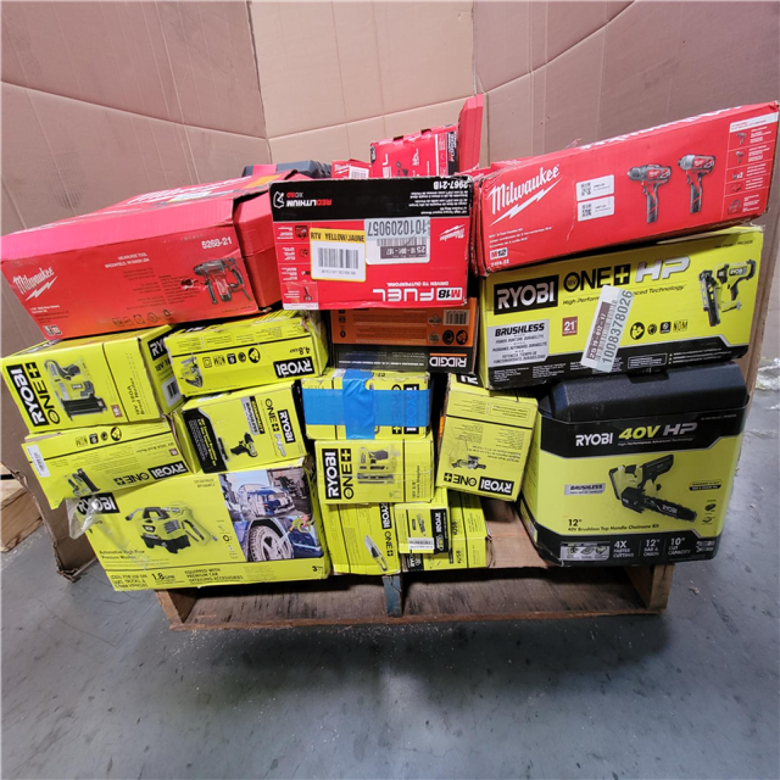 CALIFORNIA AS-IS TOOL PALLET